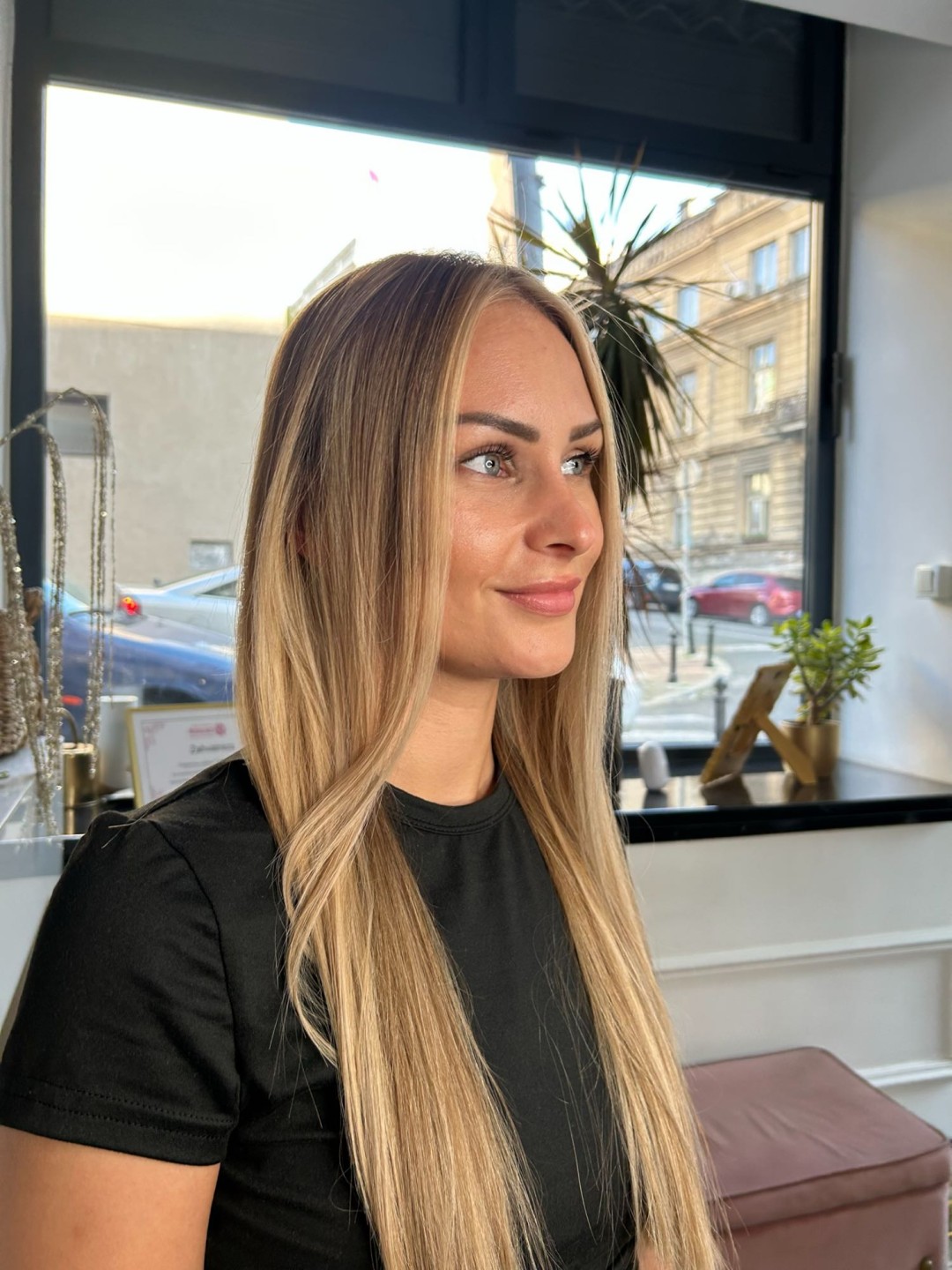 Esthetique Privé #beograd Ombre, sombre, balayage Balayage +preliv+ šišanje + feniranje