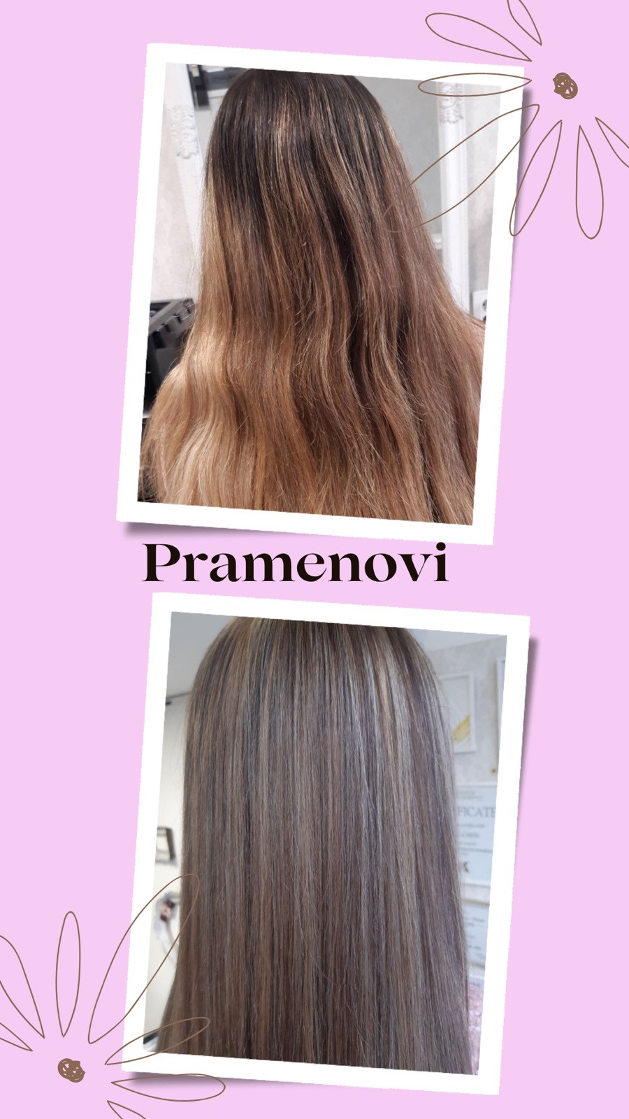 Pramenovi na foliju - duga kosa - Beauty in Style DM, Novi Sad Pramenovi Frizerski saloni Pramenovi, Novi Sad, Sajmište, Detelinara, Banatić