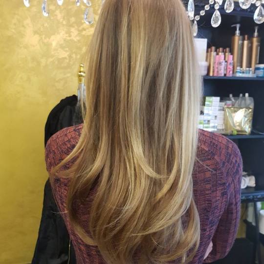 Baroque #beograd Ombre, sombre, balayage Balayage + preliv + feniranje - duga kosa