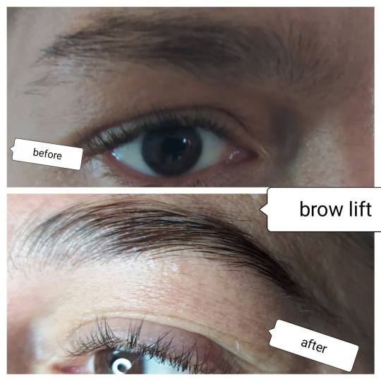 Lela beauty salon #beograd Obrve Brow lift + botox + korekcija + farbanje obrva