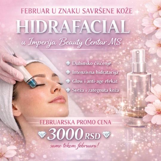 Imperija beauty centar MS #beograd Tretman lica Hidrafacial tretman lica