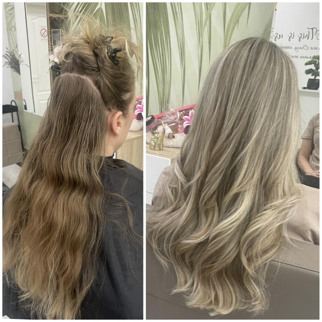 BeautyFull Studio Lepote #novisad Pramenovi Pramenovi full +feniranje- duga kosa