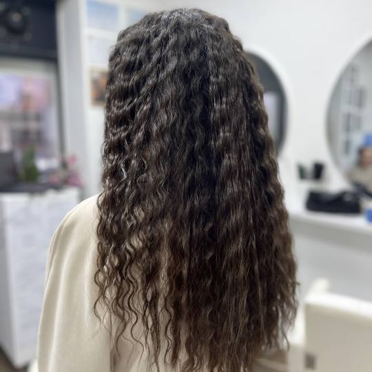 Bella Tajs #beograd Uvijanje, lokne i talasi Uvijanje kose presom - duga kosa