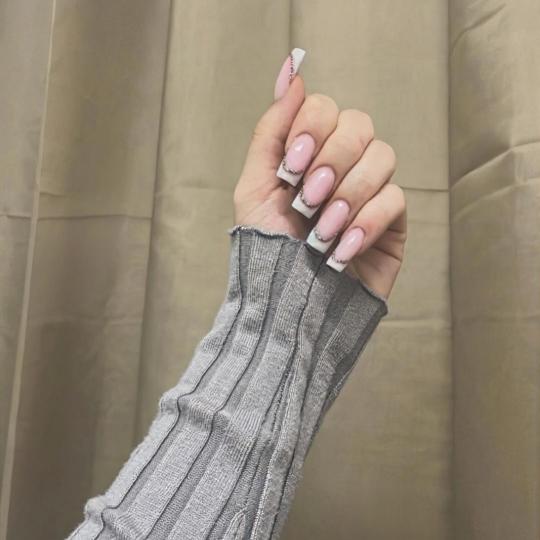 Dre12 #beograd Francuski manikir i pedikir Građeni french - L dužina