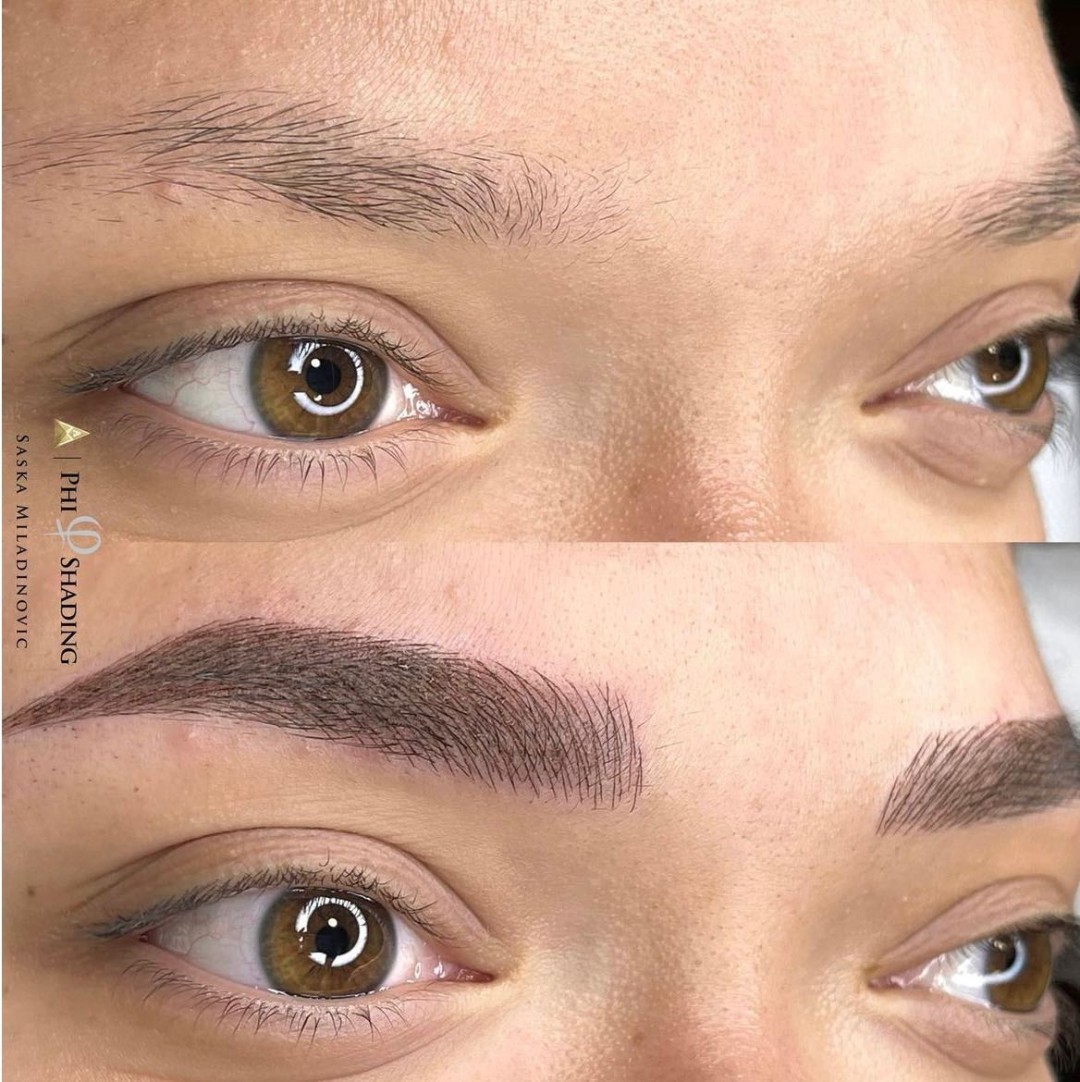 Esthetique Privé #beograd Trajna šminka Trajna šminka obrva - PHI BROWS MICROBLADING