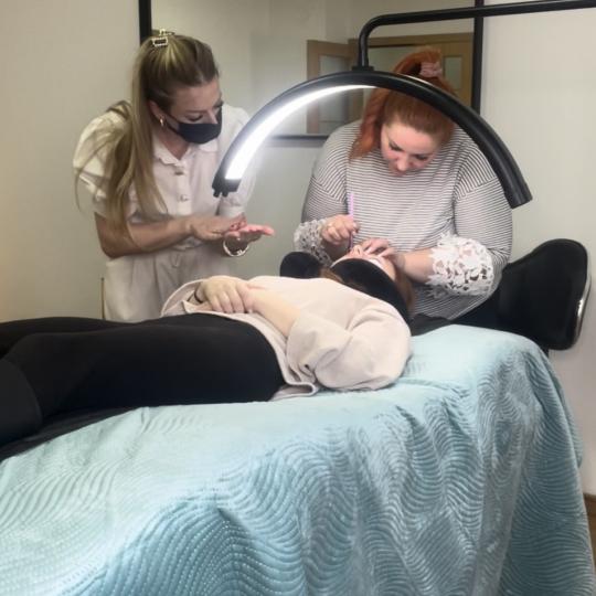 La Hermosa Beauty Studio #beograd Nadogradnja trepavica Edukacija laminacija trepavica Nakon zavrsen