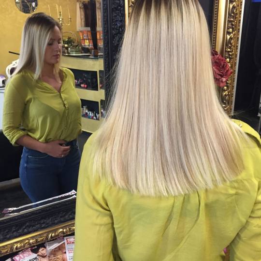 Baroque #beograd Ombre, sombre, balayage Balayage + preliv + feniranje - kratka kosa Balayage