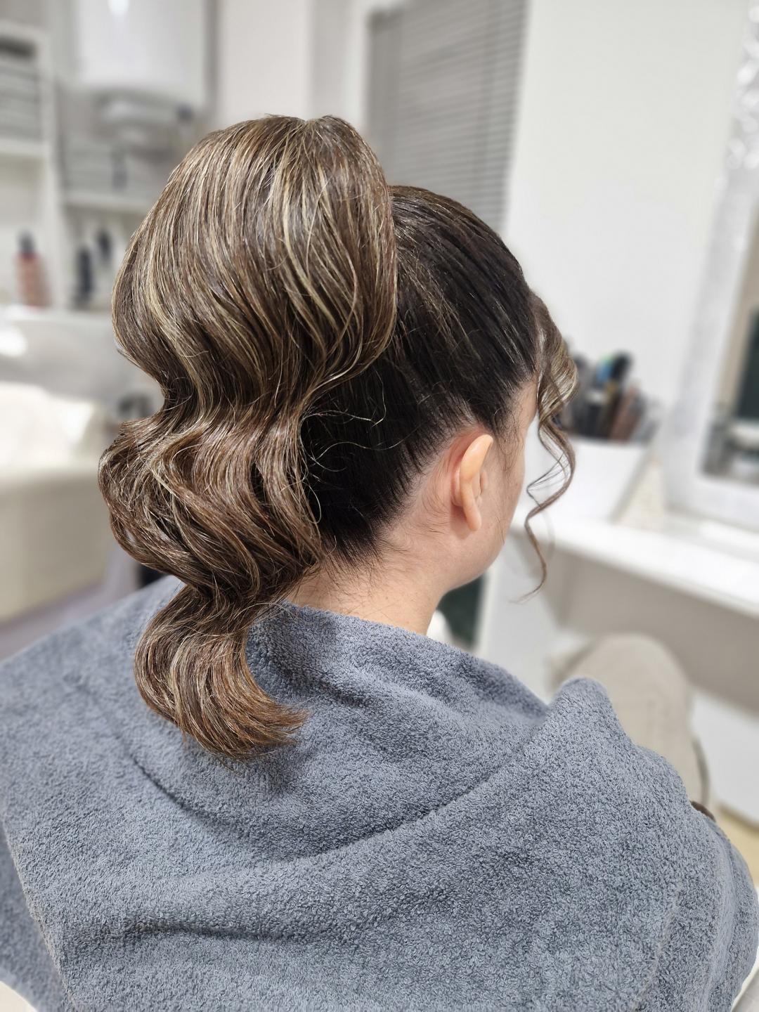 Visoki rep sa talasima - Novelle, Beograd Svečane i frizure za svadbu Frizerski saloni Svečane i frizure za svadbu, Beograd, Dušanovac, Šumice