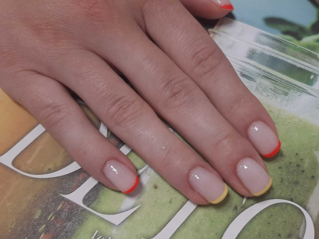 Felicita #beograd Gel lak Manikir + gel lak - french