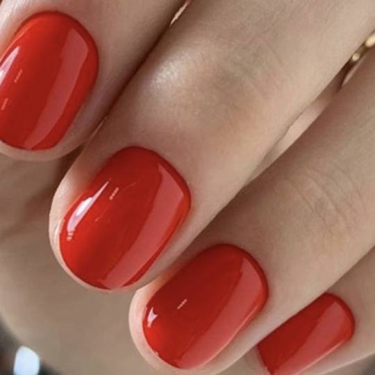 Beauty Line #beograd Estetski pedikir Estetski pedikir + gel lak Red nails❤️