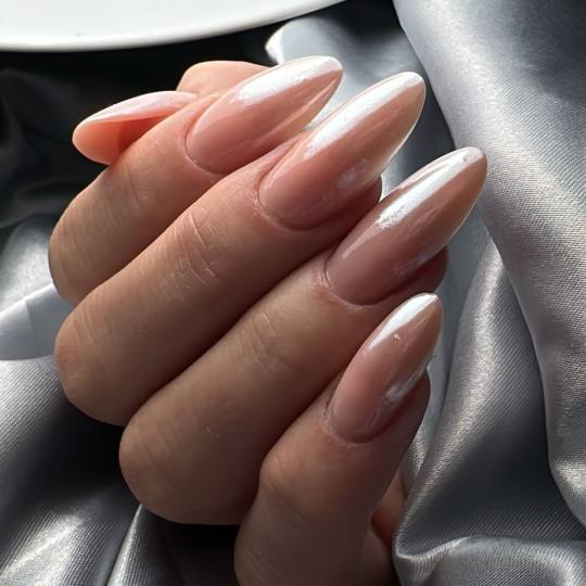 Link to Beauty #beograd Korekcija noktiju Korekcija noktiju gelom XL dužina Magicni hrom efekat daj