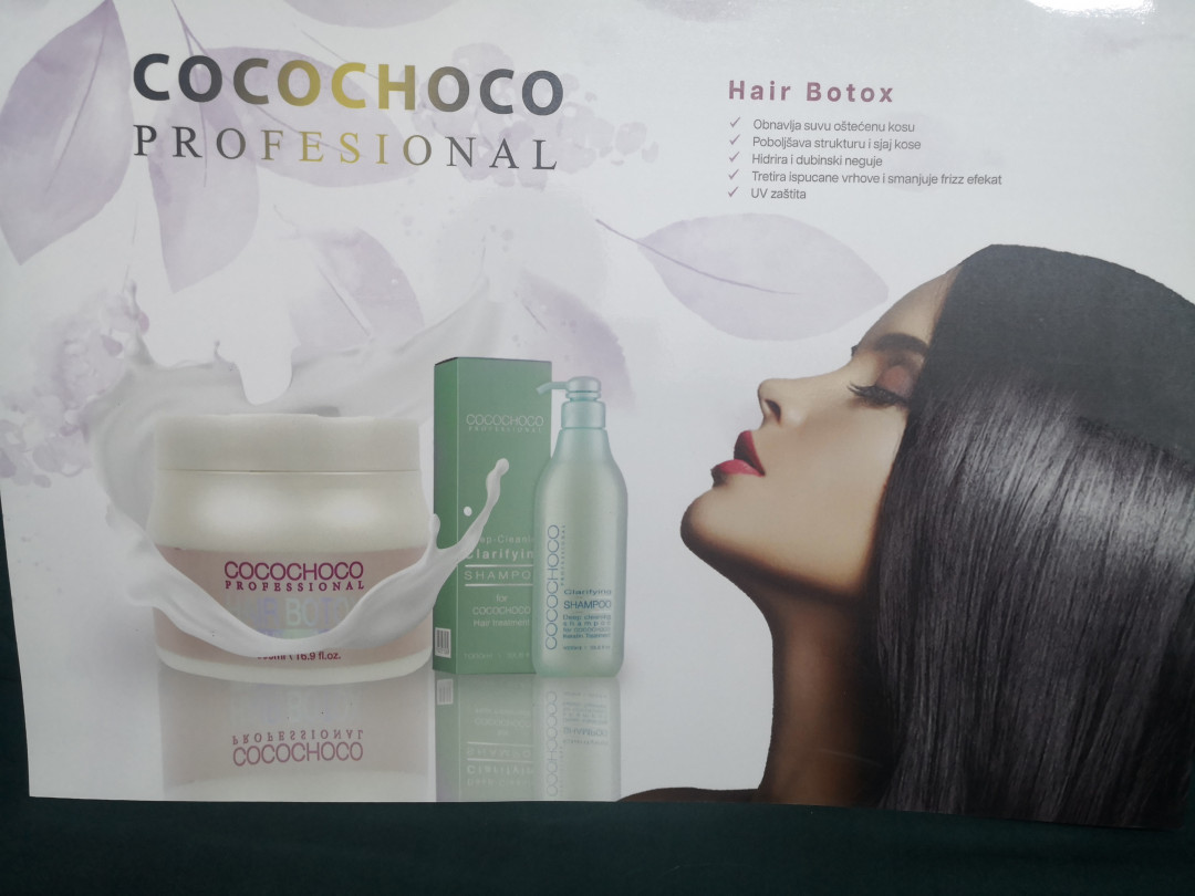 Cocochoco botox - San-A89, Novi Sad Nega i ojačavanje kose Frizerski saloni Nega i ojačavanje kose, Novi Sad, Sajmište, Detelinara, Banatić