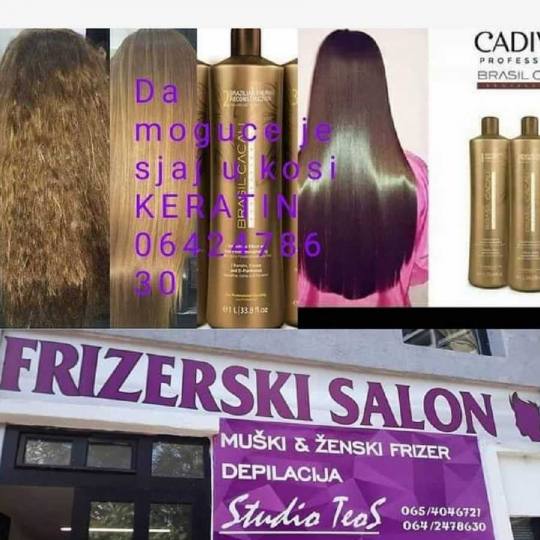 TeoS - Zemun #beograd Keratinski tretmani Keratinsko ispravljanje kose / keratinska nega bez ispravl