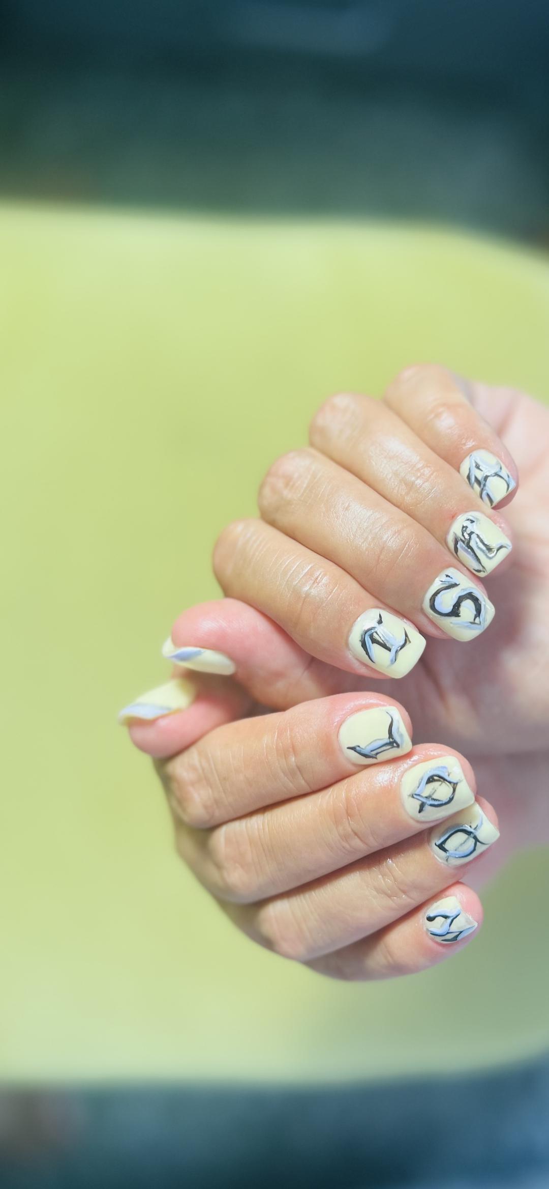 Nail art - jednostavan - Pupuxfufu, Beograd Ukrašavanje noktiju Nokti Ukrašavanje noktiju, Beograd, Banovo brdo