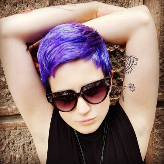 Maskat #beograd Farbanje kose Farbanje - kratka kosa purplehair