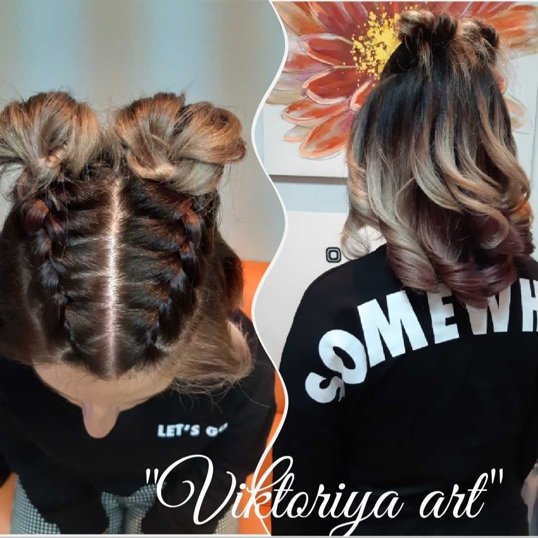 Victoriya Art #beograd Svečane i frizure za svadbu Svečana frizura + proba - jednostavna