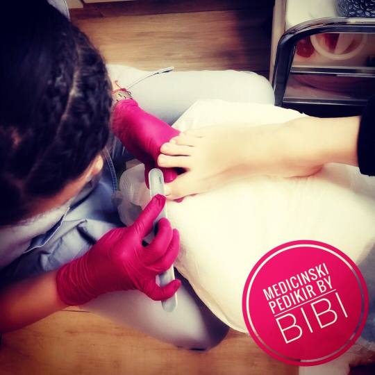 Bibi beauty centar #beograd Estetski pedikir Estetski pedikir + gel lak pedikir by BiBi