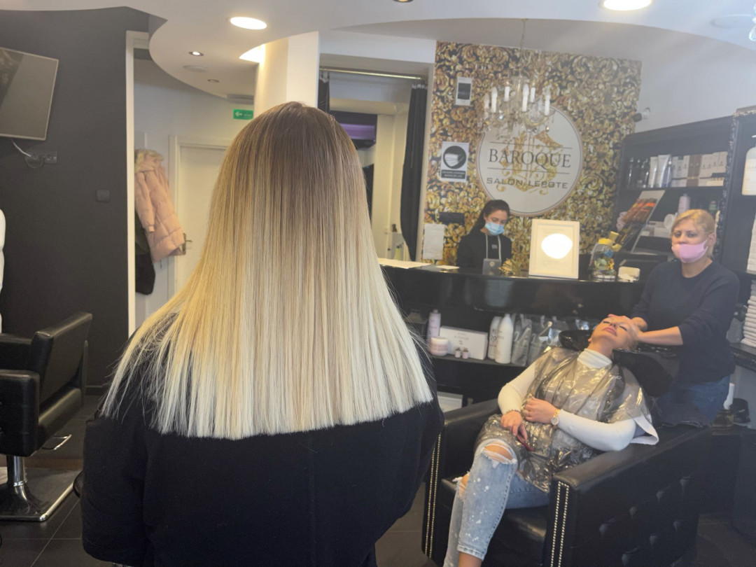 Balayage - kosa srednje dužine - Baroque, Beograd Ombre, sombre, balayage Frizerski saloni Ombre, sombre, balayage, Beograd, Vračar, Čubura, Crveni krst