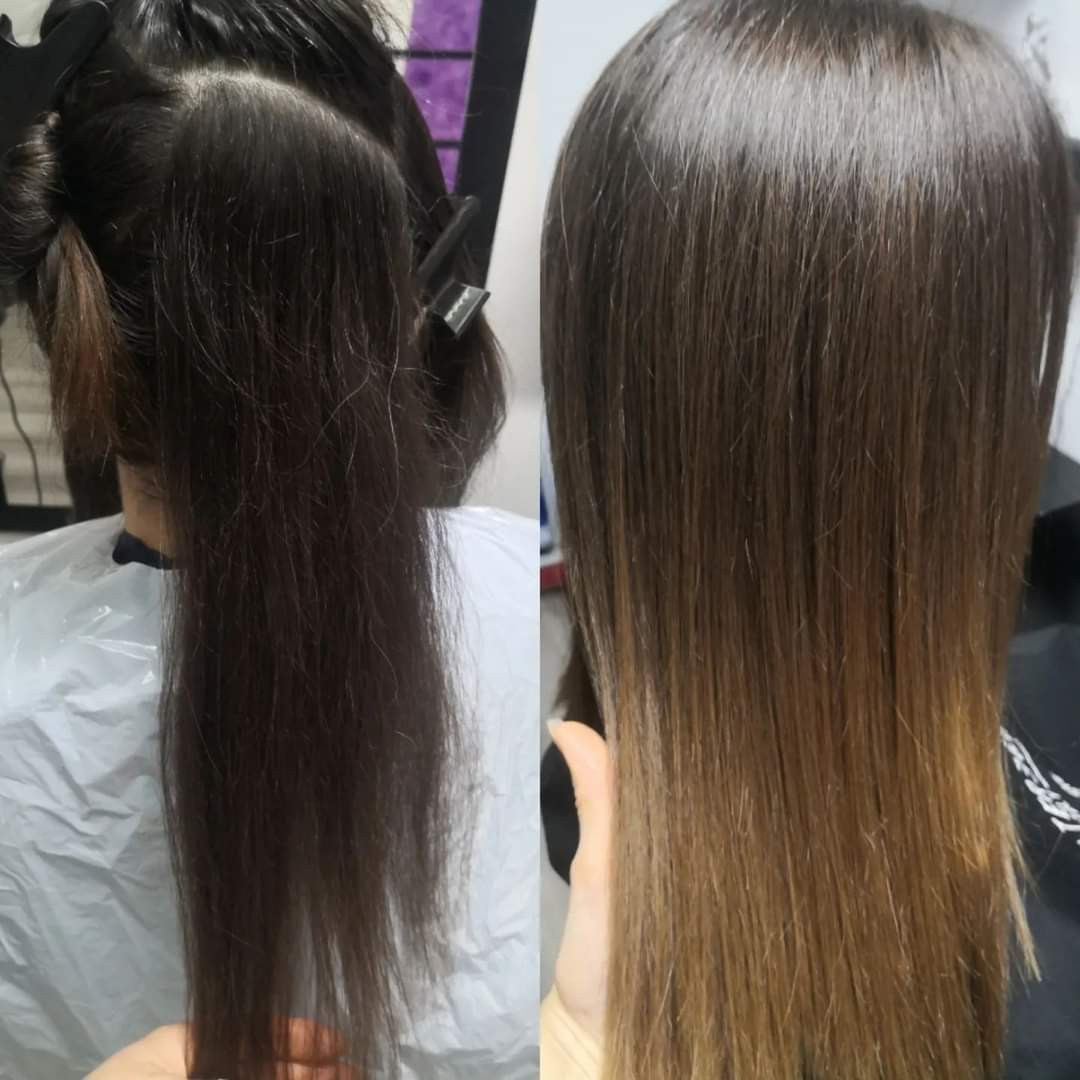 San-A89 #novisad Ombre, sombre, balayage Balayage + preliv + feniranje - duga kosa