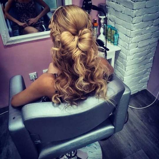 Express Beauty #beograd Svečane i frizure za svadbu Svečana frizura - složena