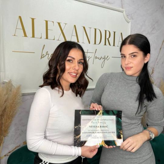 Alexandria Brow&Beauty lounge #beograd Trepavice Obuka za lash lift i brow lift - 1 dan