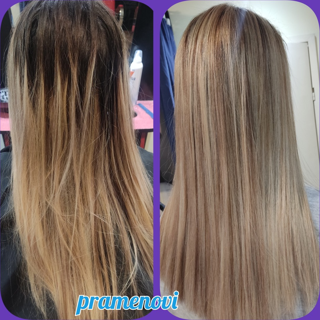 Vanja Hair Still #beograd Pramenovi Pramenovi u dve boje - ekstra duga kosa