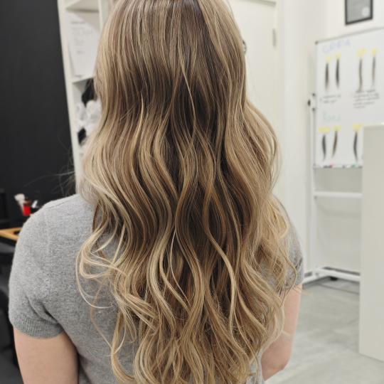 Kotenkova Studio & Education #beograd Pramenovi Blond tehnike cele dužine - duga kosa