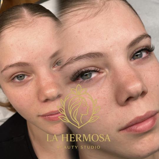 La Hermosa Beauty Studio #beograd Nadogradnja trepavica Nadogradnja svilenih trepavica - 1 na 1