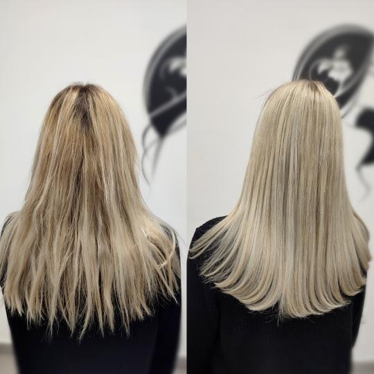 Infinity Hair #novisad Pramenovi Air Touch pramenovi & Preliv - duga kosa (do lopatica)
