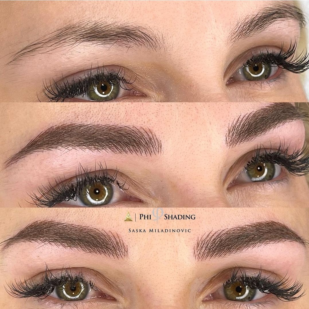 Esthetique Privé #beograd Trajna šminka Trajna šminka obrva - PHI BROWS + SHADING - kombinovana tehnika