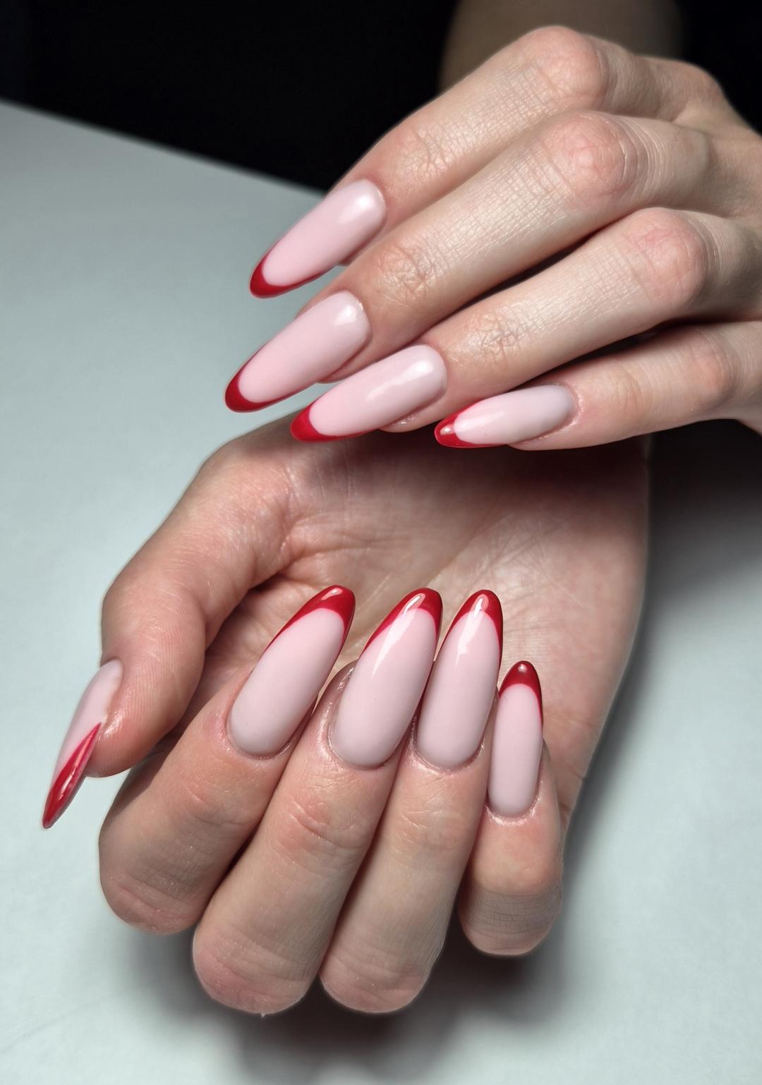 Izlivanje noktiju gelom boja ili frenc + aparatni manikir - XL dužina - Butik Lepote, Beograd Izlivanje noktiju Nokti Izlivanje noktiju, Beograd, Vukov spomenik, Đeram