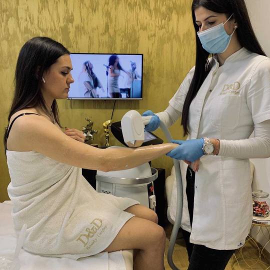 D&D Beauty Center #beograd Laserska epilacija Laserska epilacija pola ruku - za dame