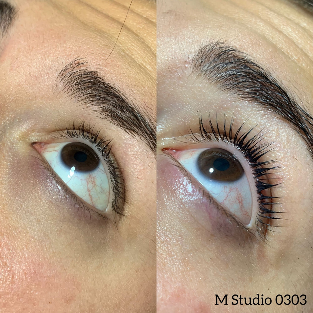 M Studio 0303 #novisad Trepavice Lash lift + farbanje trepavica + botox