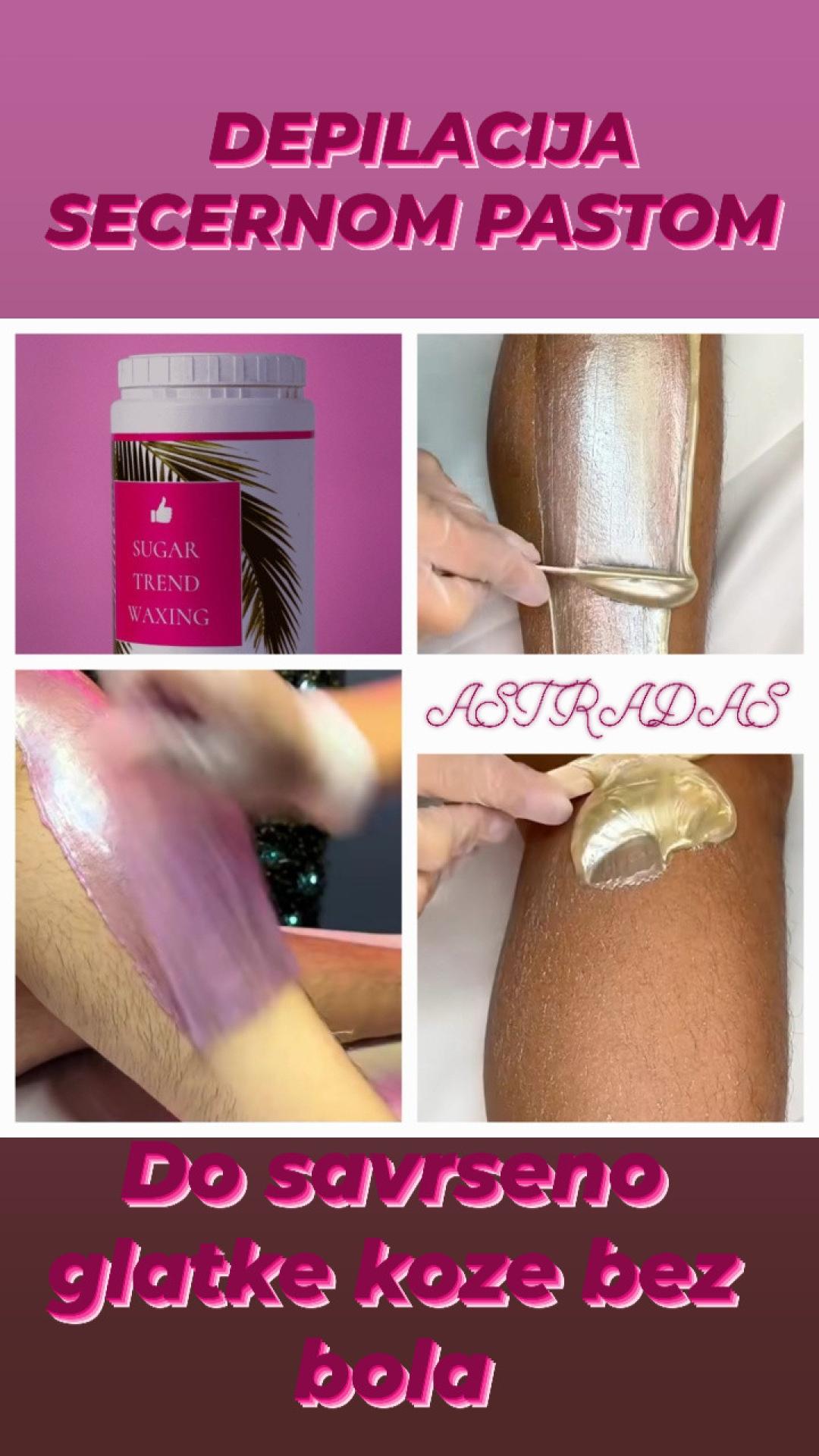 Astradas 1 #beograd Depilacija šećernom pastom Egipatska depilacija celih nogu šećernom pastom - za dame
