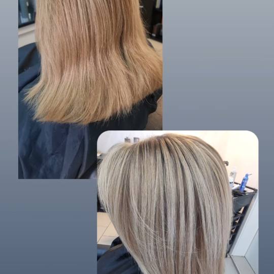 Studio Slavica - Cale #krusevac Pramenovi Pramenovi na foliju / Balayage - kosa srednje dužine