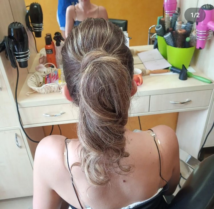Be Betty #novisad Svečane i frizure za svadbu Svečani rep - sve duzine