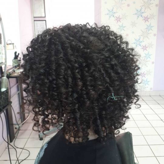 Jovana + #beograd Uvijanje, lokne i talasi Afro lokne - duga kosa