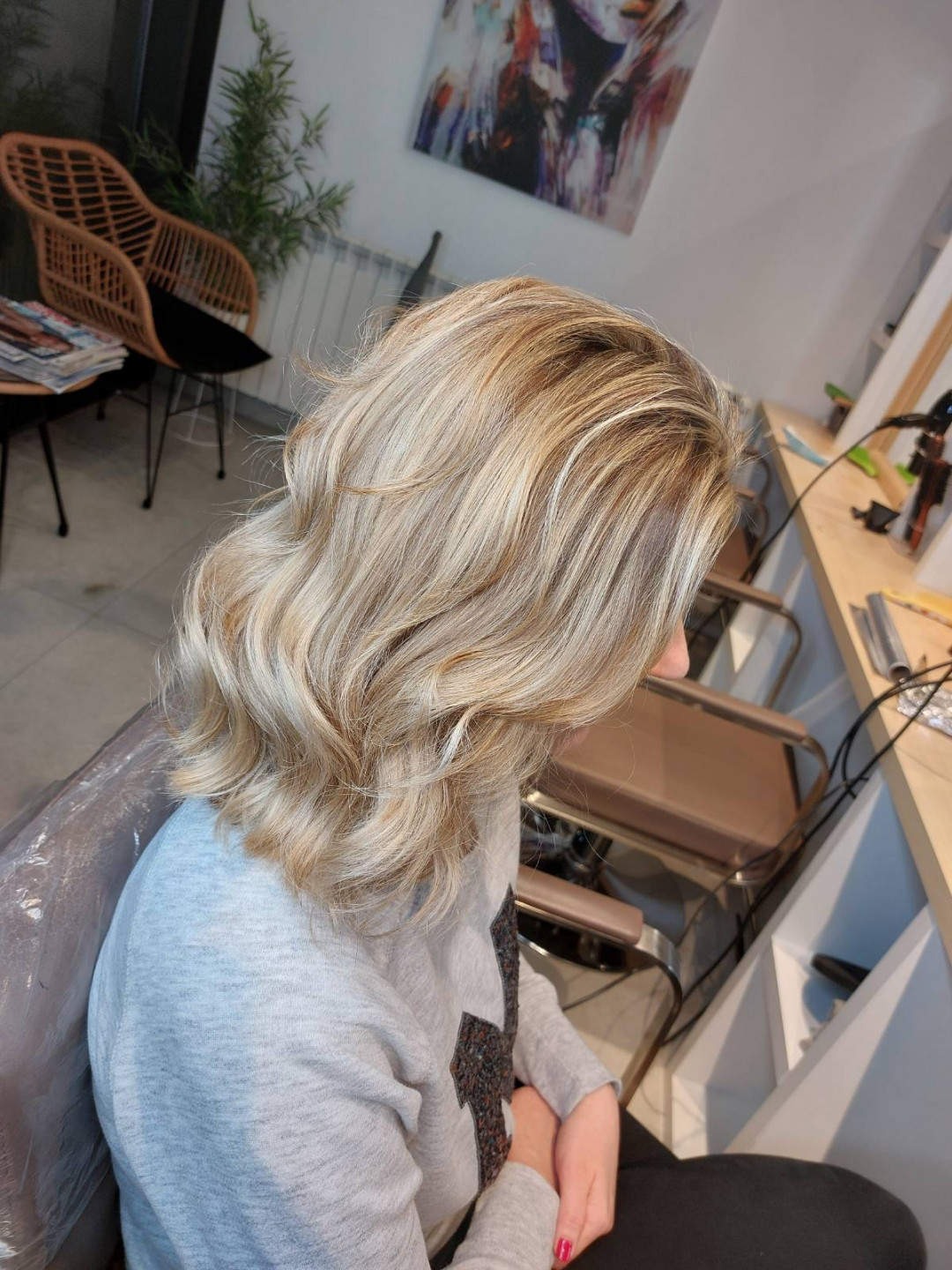 Kalax Studio Lepote #beograd Pramenovi Pramenovi na foliju - kosa srednje dužine