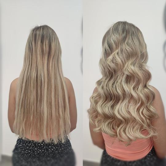 Infinity Hair #novisad Feniranje i stilizovanje Holivudski talasi (bez pranja) - duga/extra duga kos