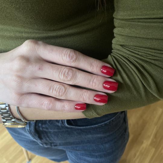 Ayva Nail Studio #beograd Ojačavanje noktiju Ojačavanje prirodnih noktiju gelom - S dužina