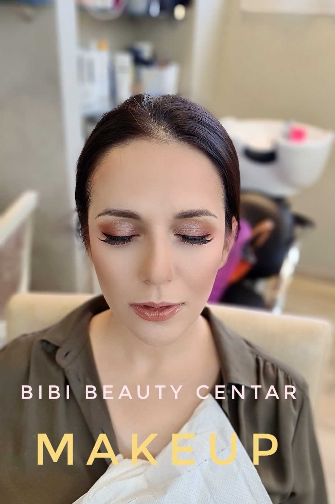 Bibi beauty centar #beograd Make-up / šminkanje Profesionalno šminkanje + veštačke trepavice