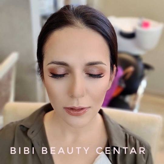 Bibi beauty centar #beograd Make-up / šminkanje Profesionalno šminkanje + veštačke trepavice smi