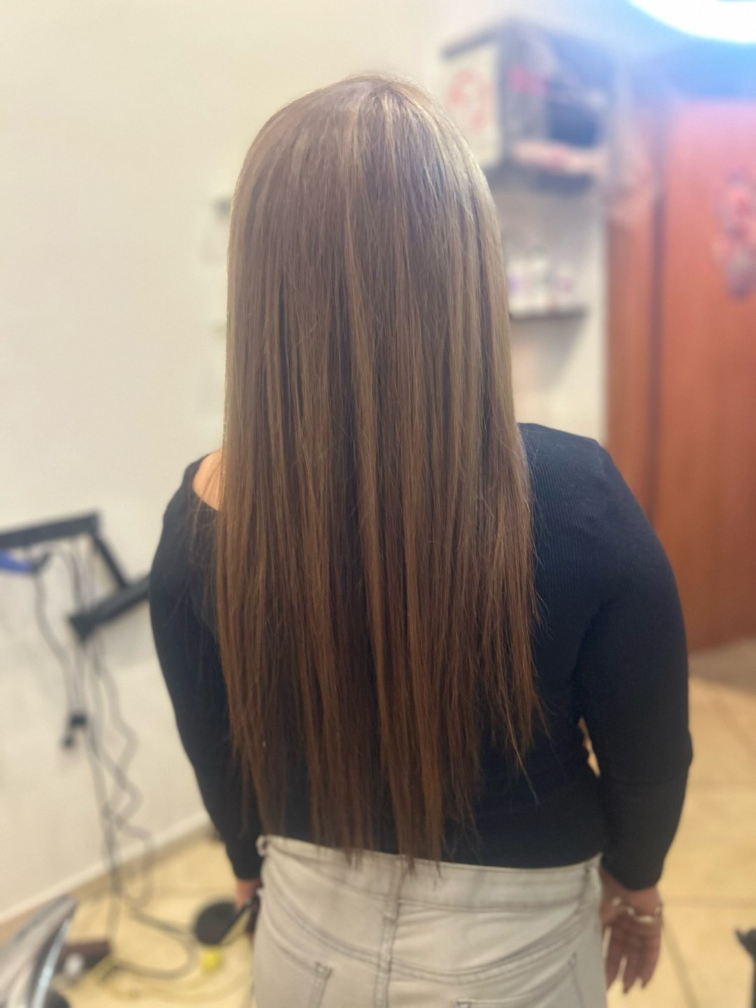Black Diamond Maroli #novisad Farbanje kose Skidanje boje + farbanje + feniranje - duga kosa