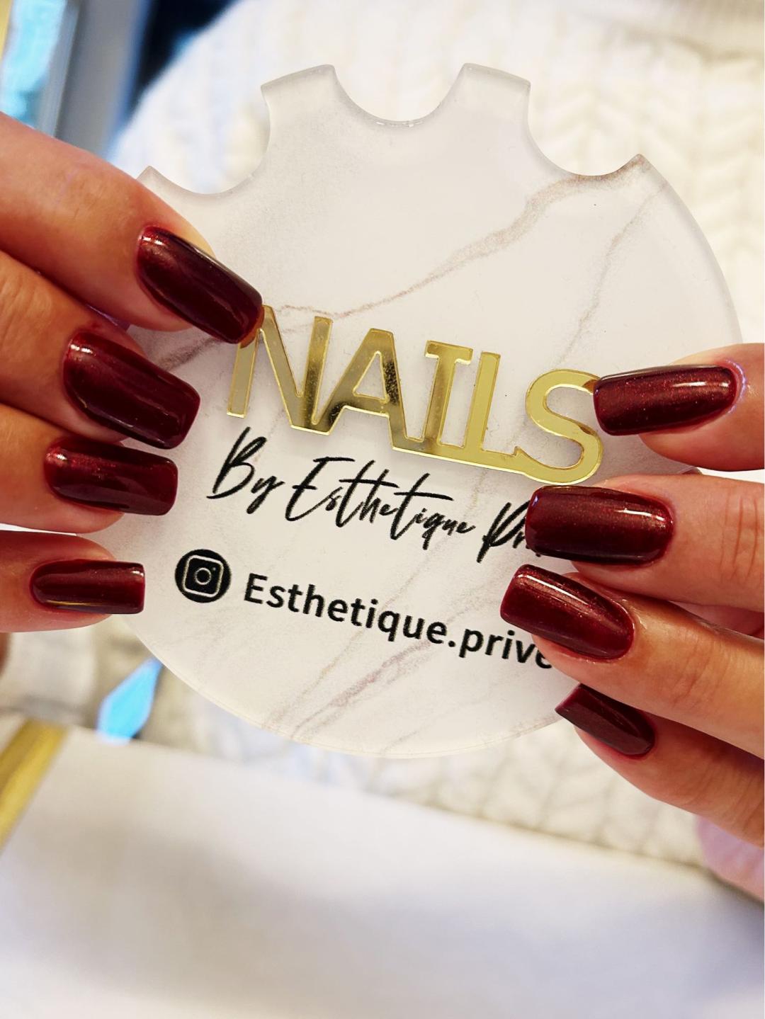 Korekcija izlivanja noktiju gelom M dužina - Esthetique Privé, Beograd Izlivanje noktiju Nokti Izlivanje noktiju, Beograd, Centar, Stari grad, Dorćol