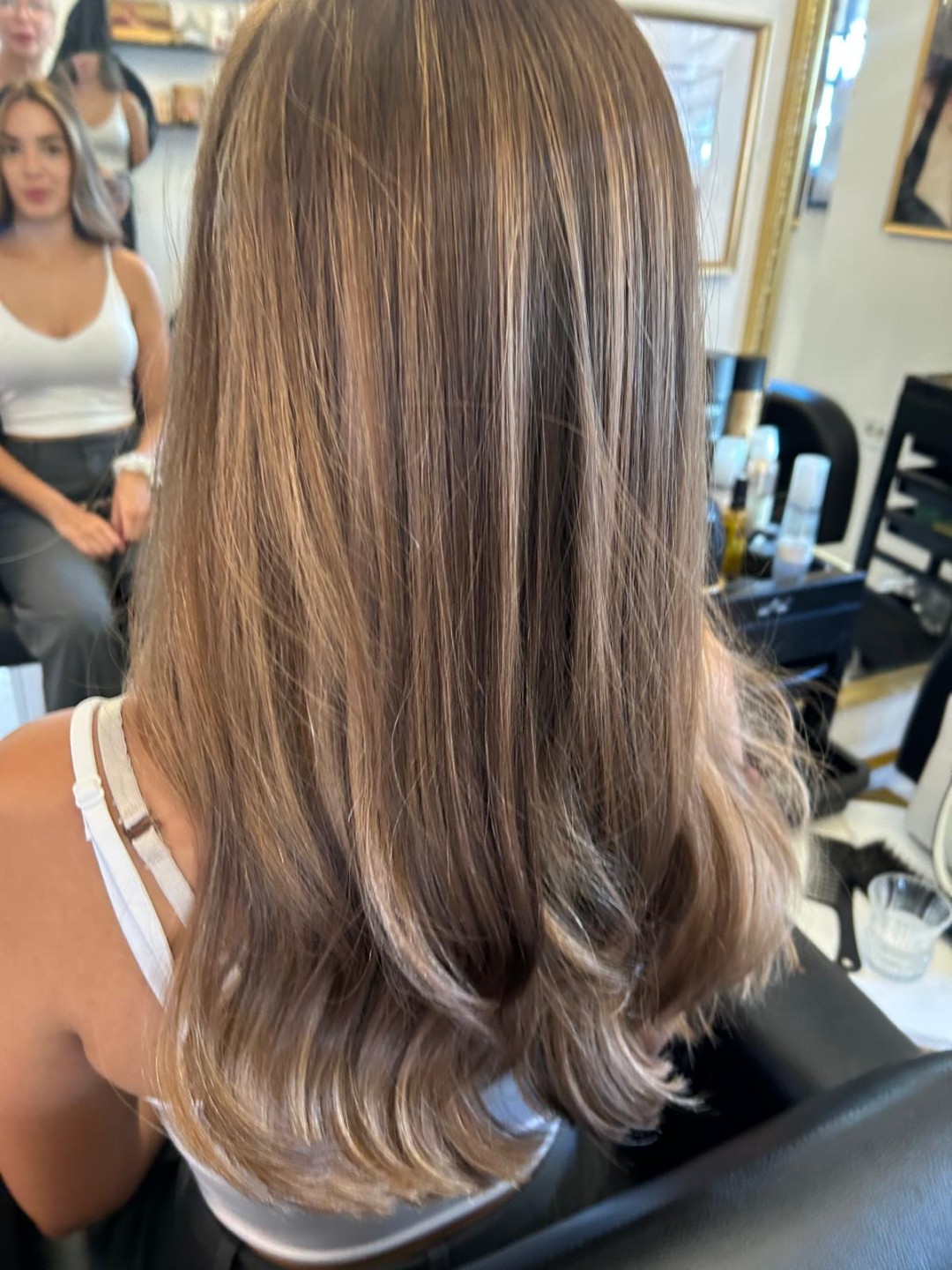 Esthetique Privé #beograd Pramenovi GOLDWELL Površinski pramenovi + preliv + feniranje - extra duga kosa