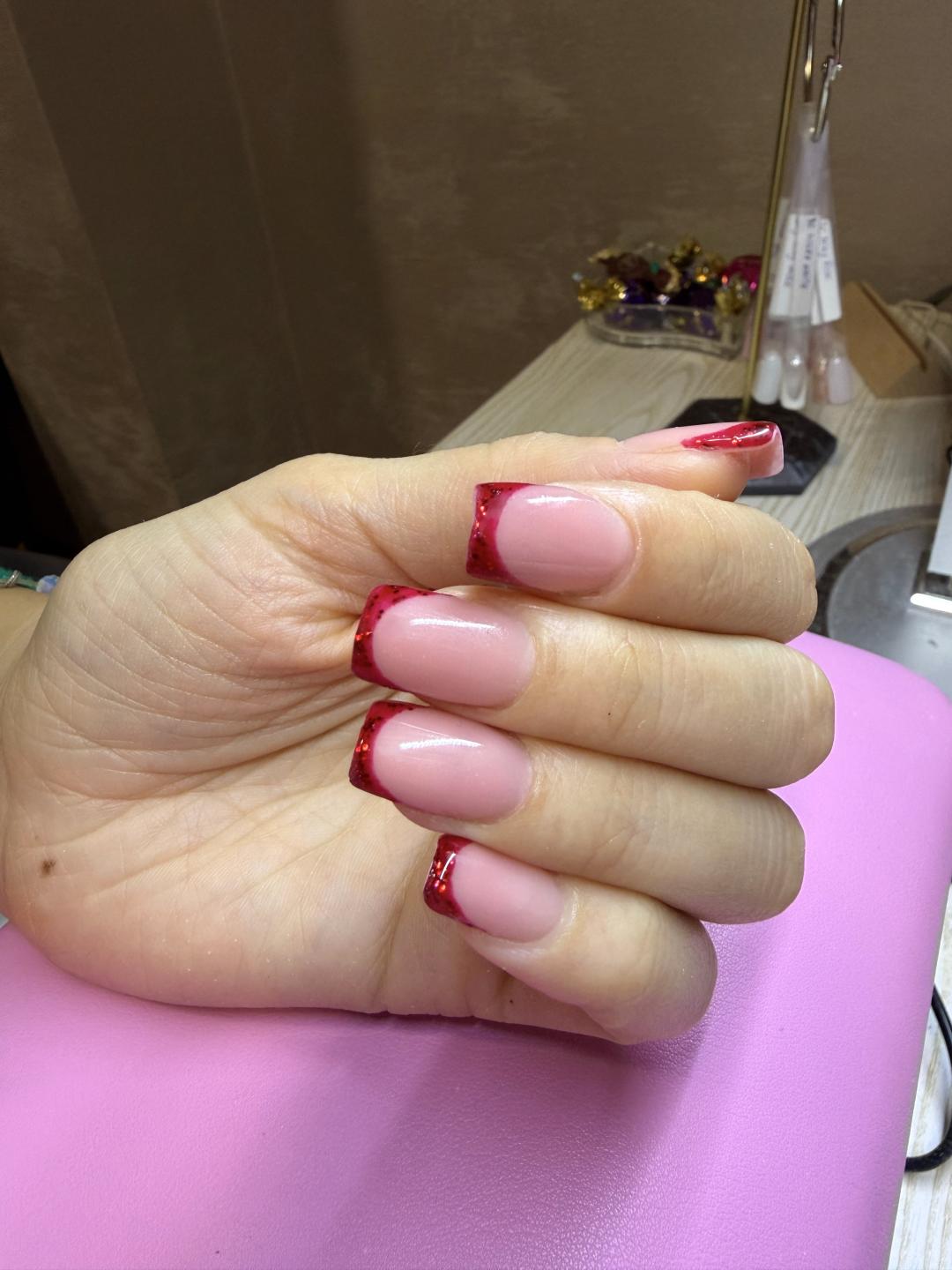 Beauty room Zvezdara #beograd Izlivanje noktiju Korekcija izlivanja noktiju gelom - S dužina