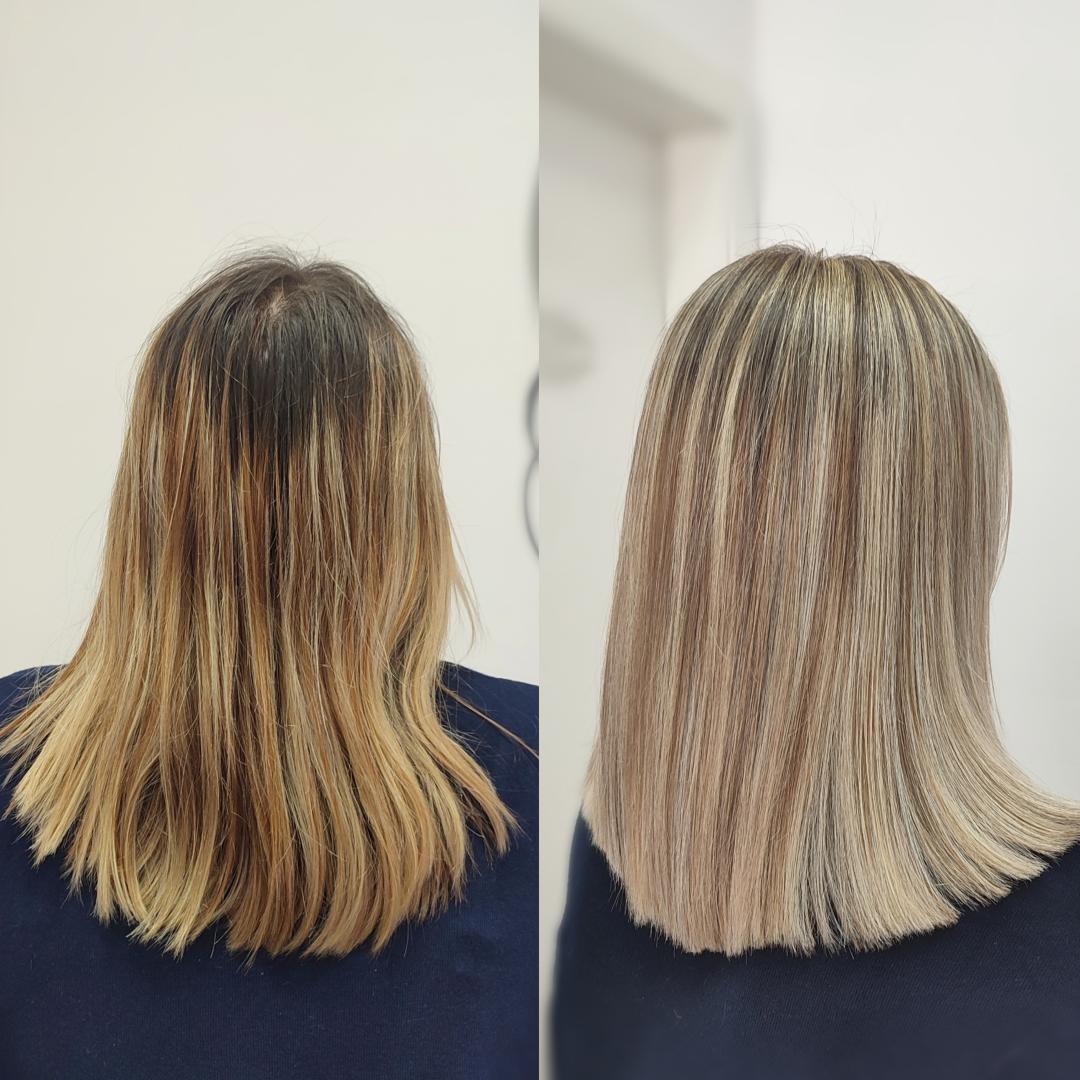 Pramenovi Folija & Preliv - duga kosa (do lopatica) - Infinity Hair, Novi Sad Pramenovi Frizerski saloni Pramenovi, Novi Sad, Grbavica, Liman, Adamićevo naselje