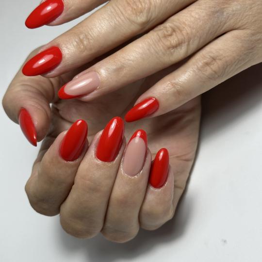 Princess beauty salon #nis Ojačavanje noktiju Korekcija ojačavanja noktiju gelom - M dužina