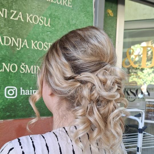 Beauty style hair J&D #novisad Pletenice, kike, punđe Svecane frizure pundje