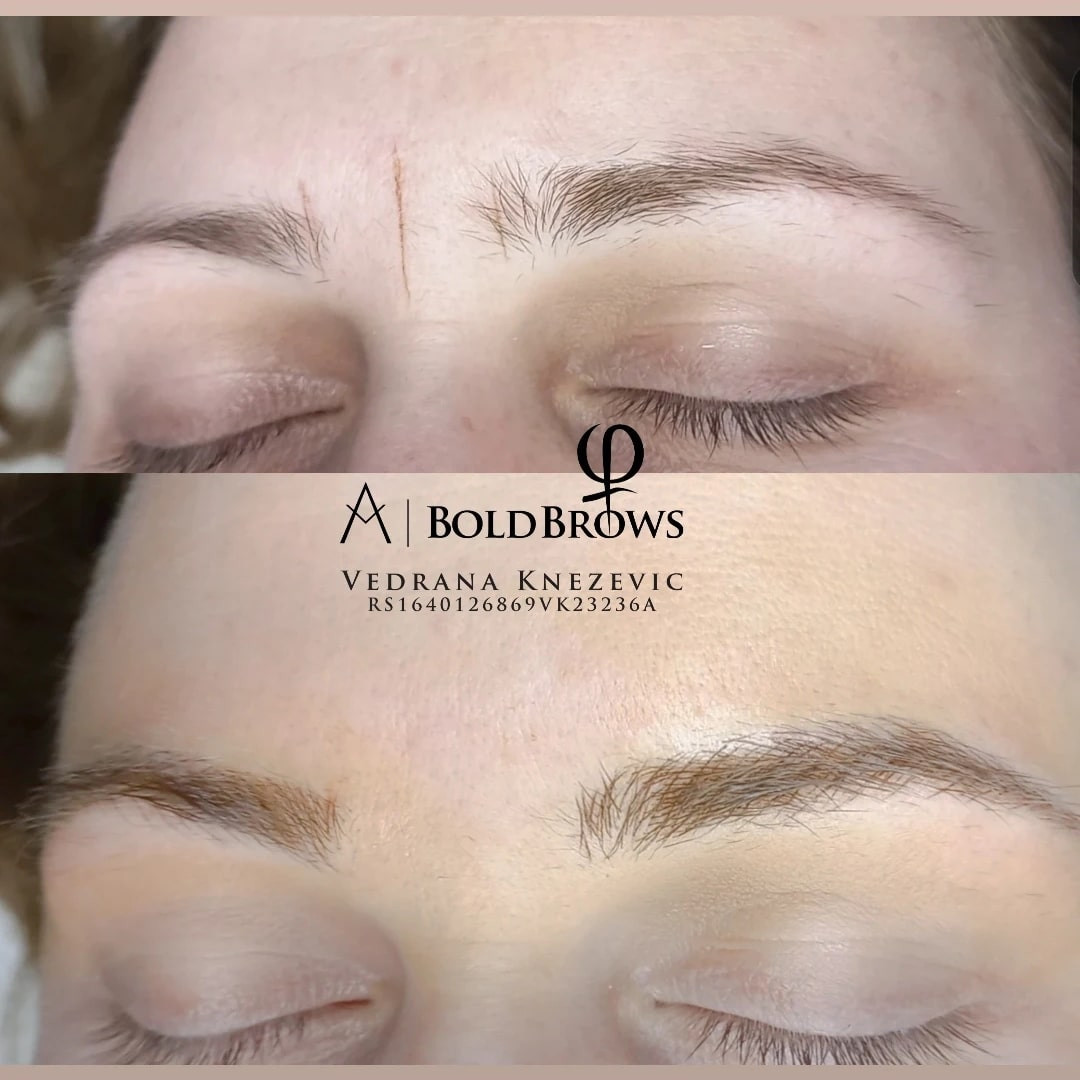 Šmizle #vrbas Trajna šminka Microblading obrva